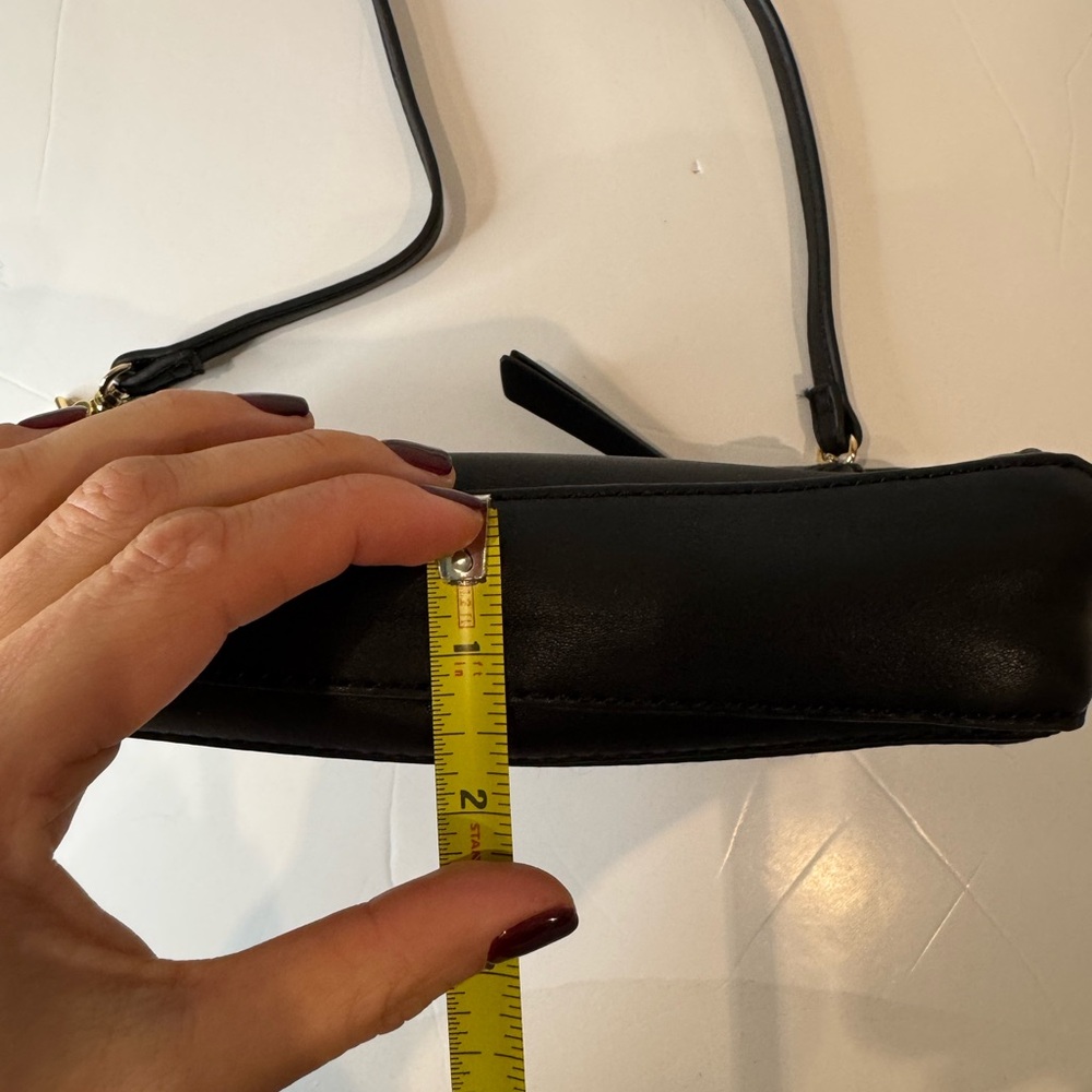 KGB Studio‎ Geometric Asymmetric Black Shoulder Bag Cocktail Minimalist Modern - Picture 9 of 9